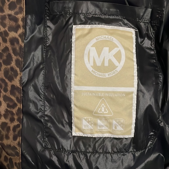 Leopard print Michael Kors puffer jacket - Picture 6 of 11